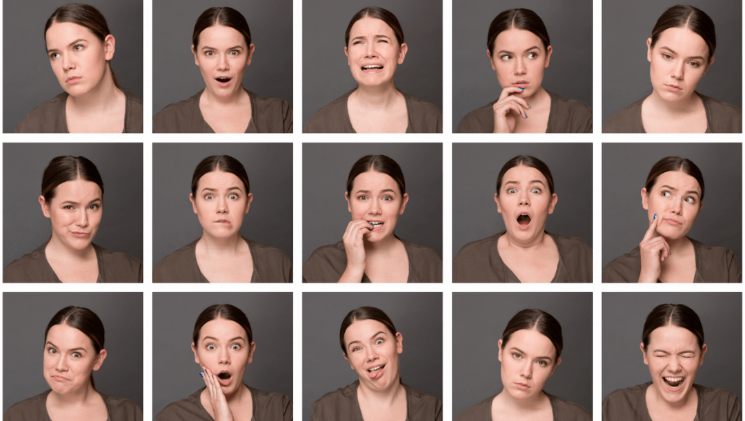 Various expression pictures