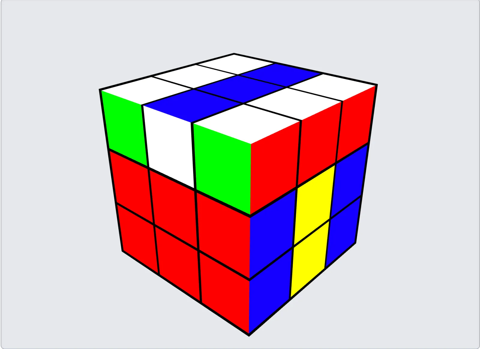 3D Online Rubik's Cube