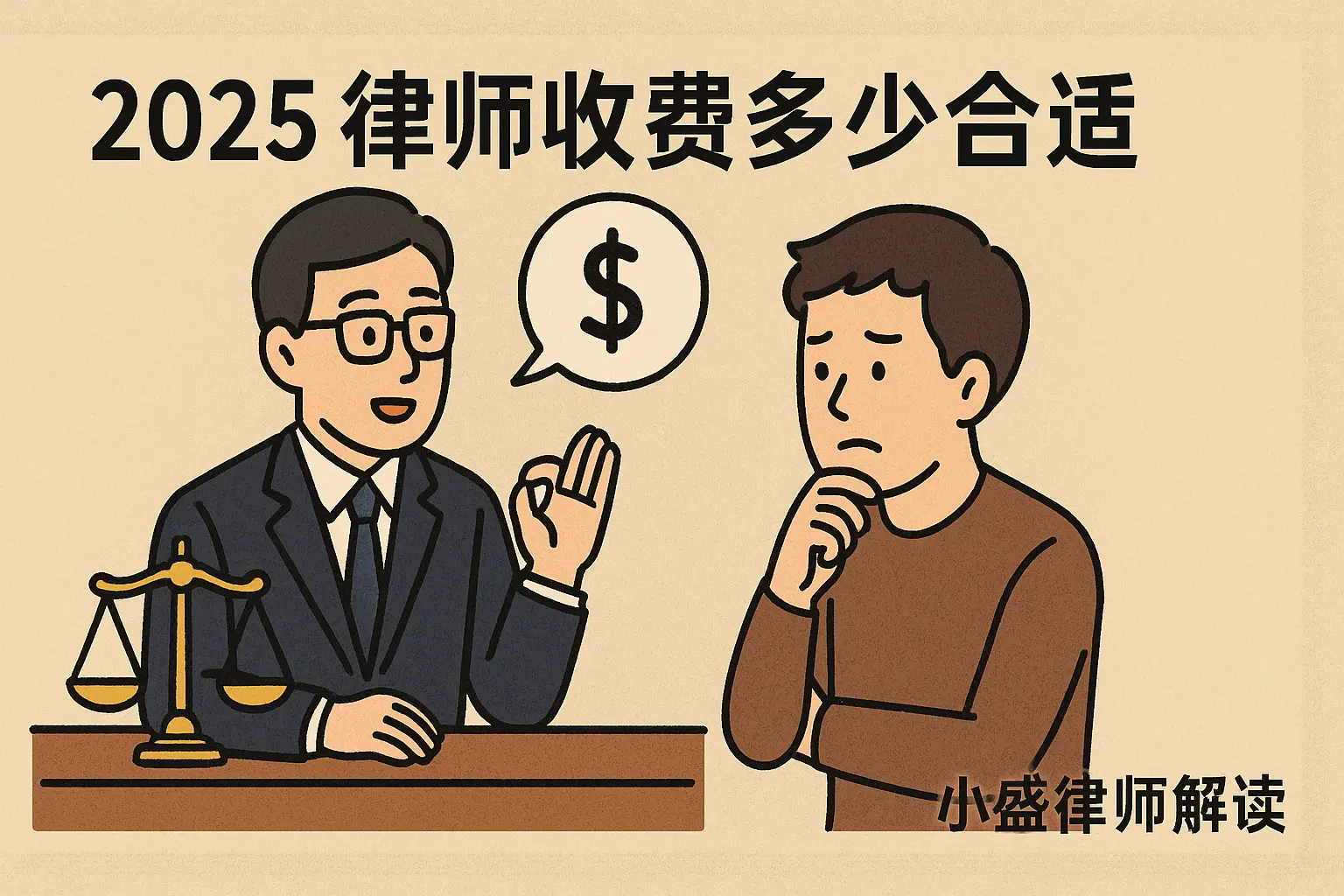 律师费多少合适？2025 律师收费标准，看完找律师心里有底了