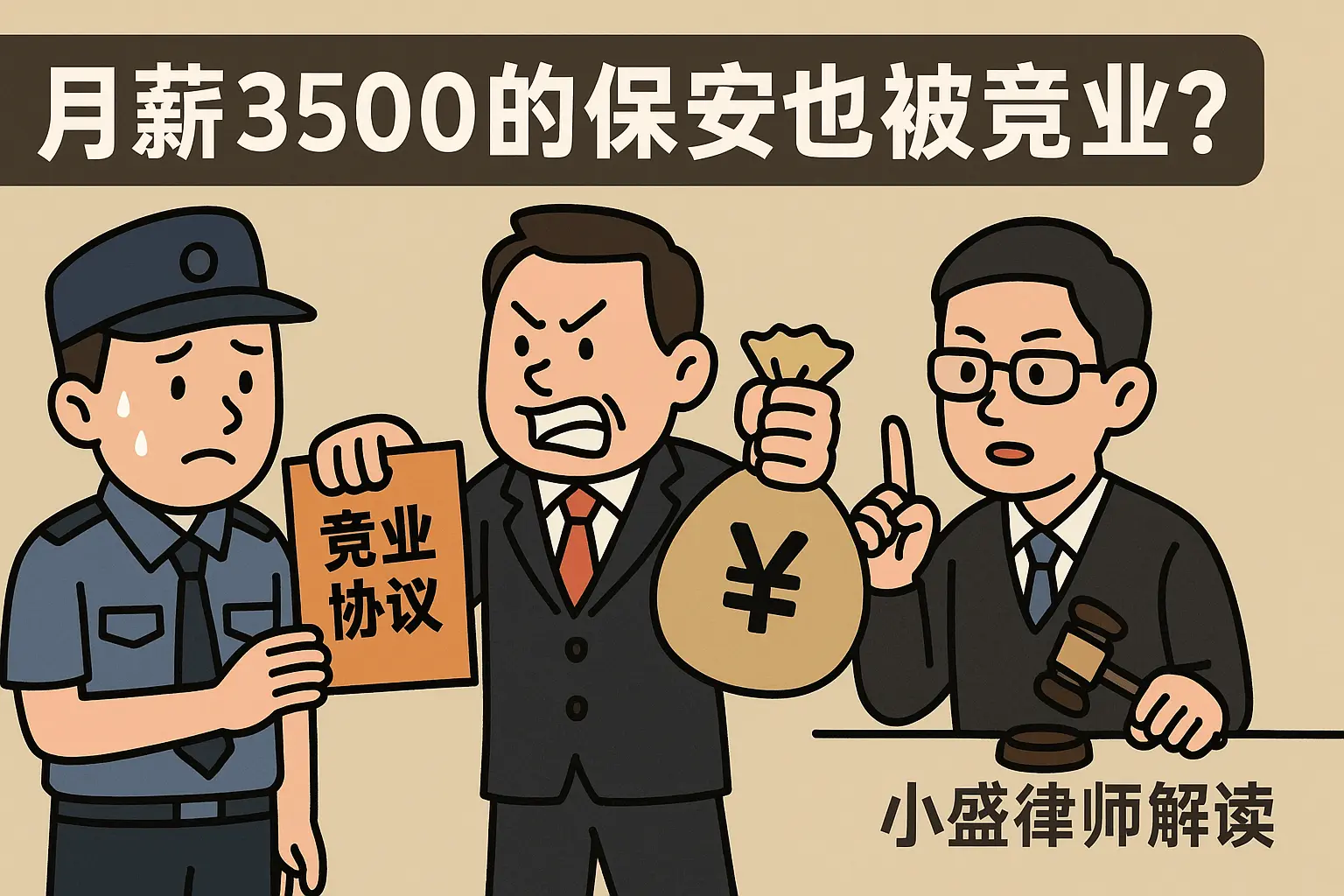 月薪3500的保安离职被老板索赔20万? 最高法第四批劳动人事争议典型案例