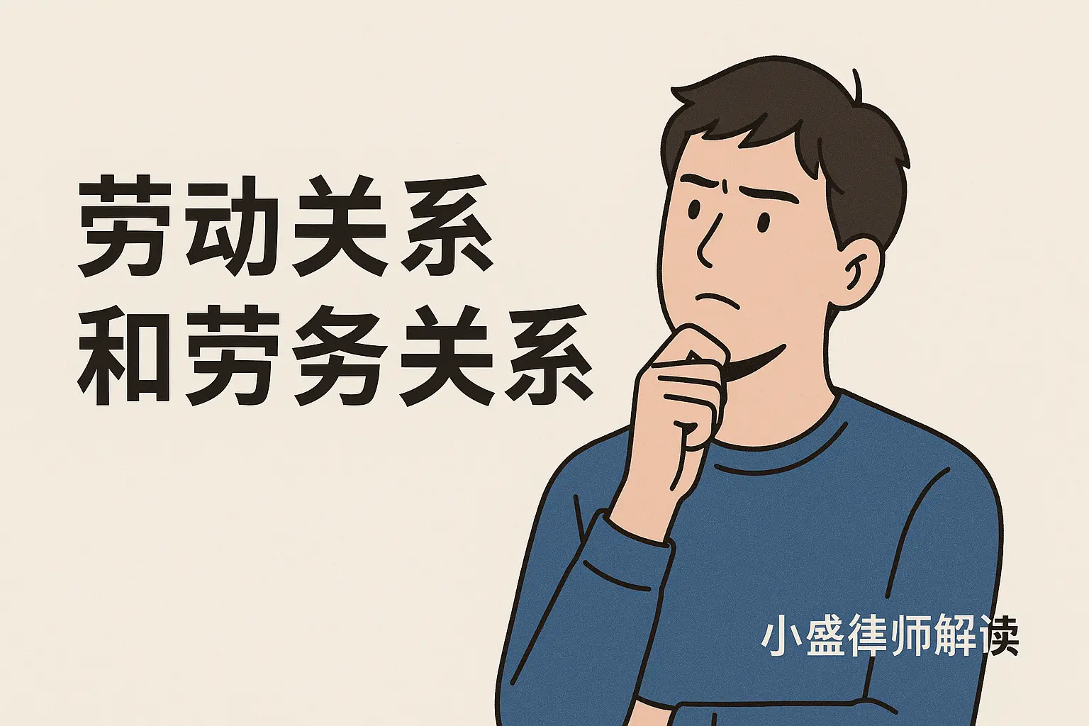 劳动关系和劳务关系的区别和认定，你知道自己是什么用工方式吗？