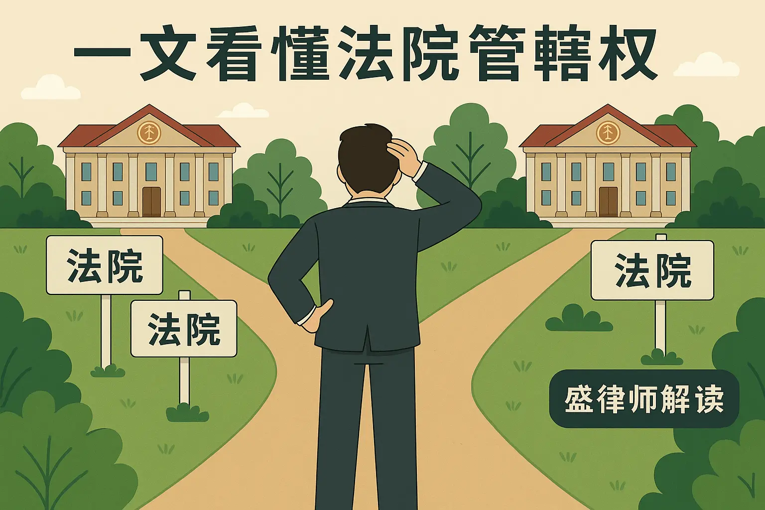 想起诉，但找哪个法院？去错地方不受理哦！小盛律师带你搞懂“法院管辖权”