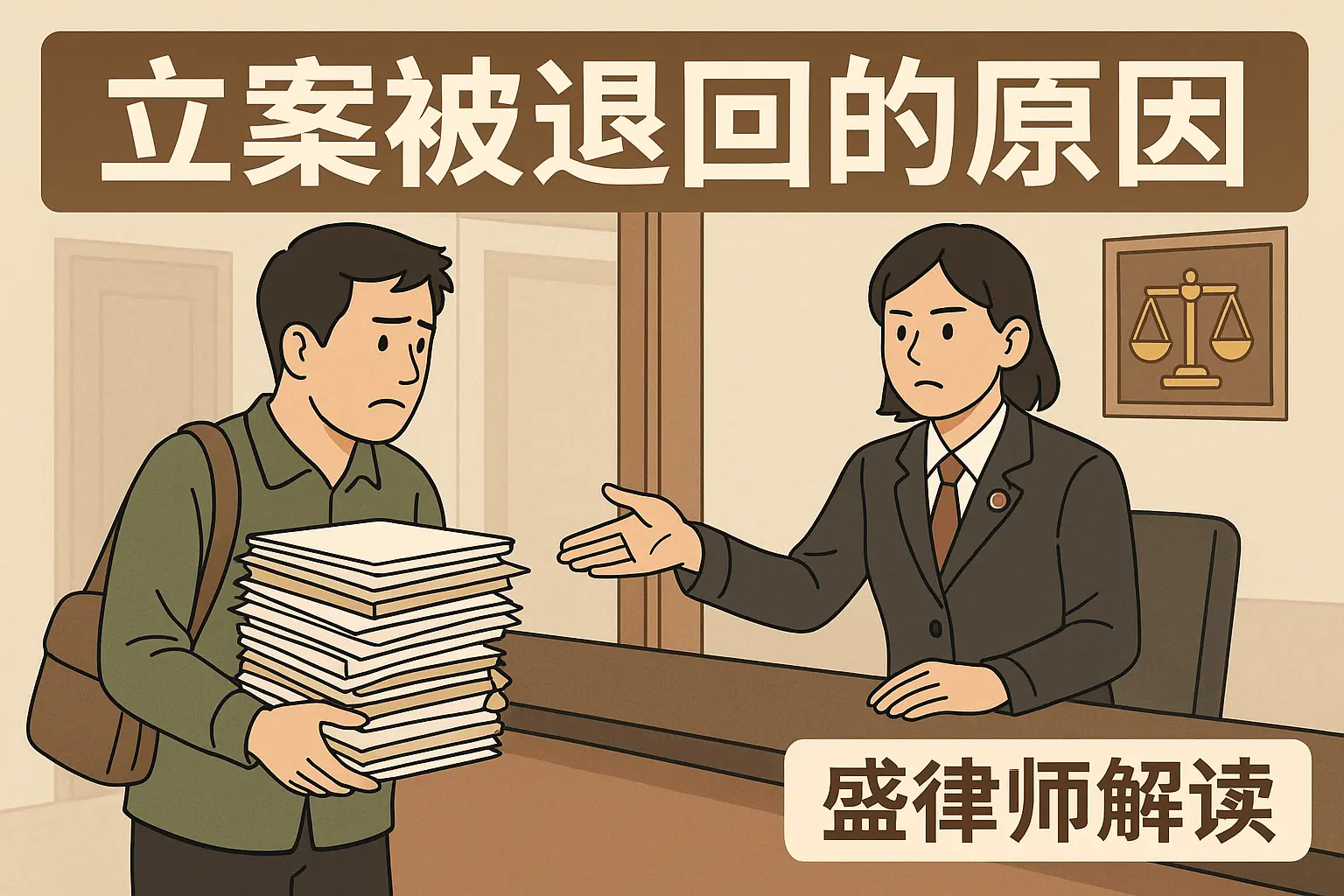 去法院立案被退回？这 5 个原因 90% 的当事人都不知道