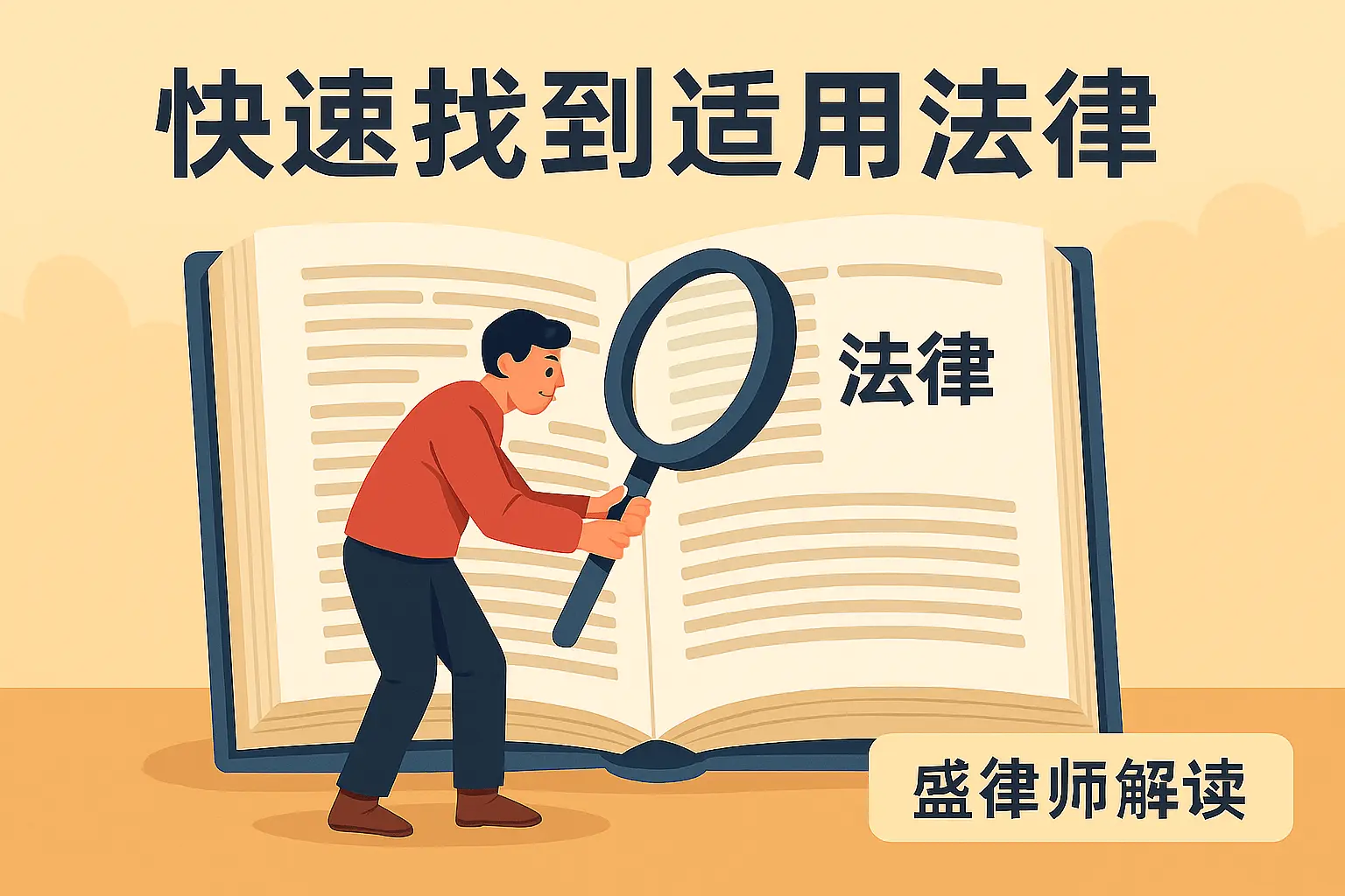 没请律师，自己也能打官司。盛律师教你怎么快速读懂、适用法律条款