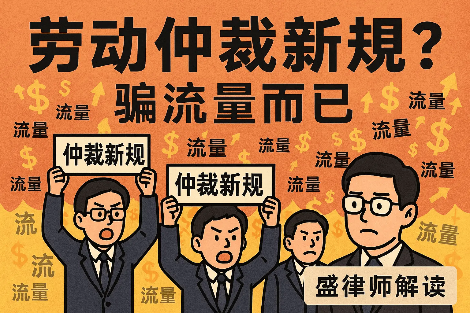 劳动仲裁出新规了？盛律师都被这些流量文整懵了，怪不得那么多人被骗