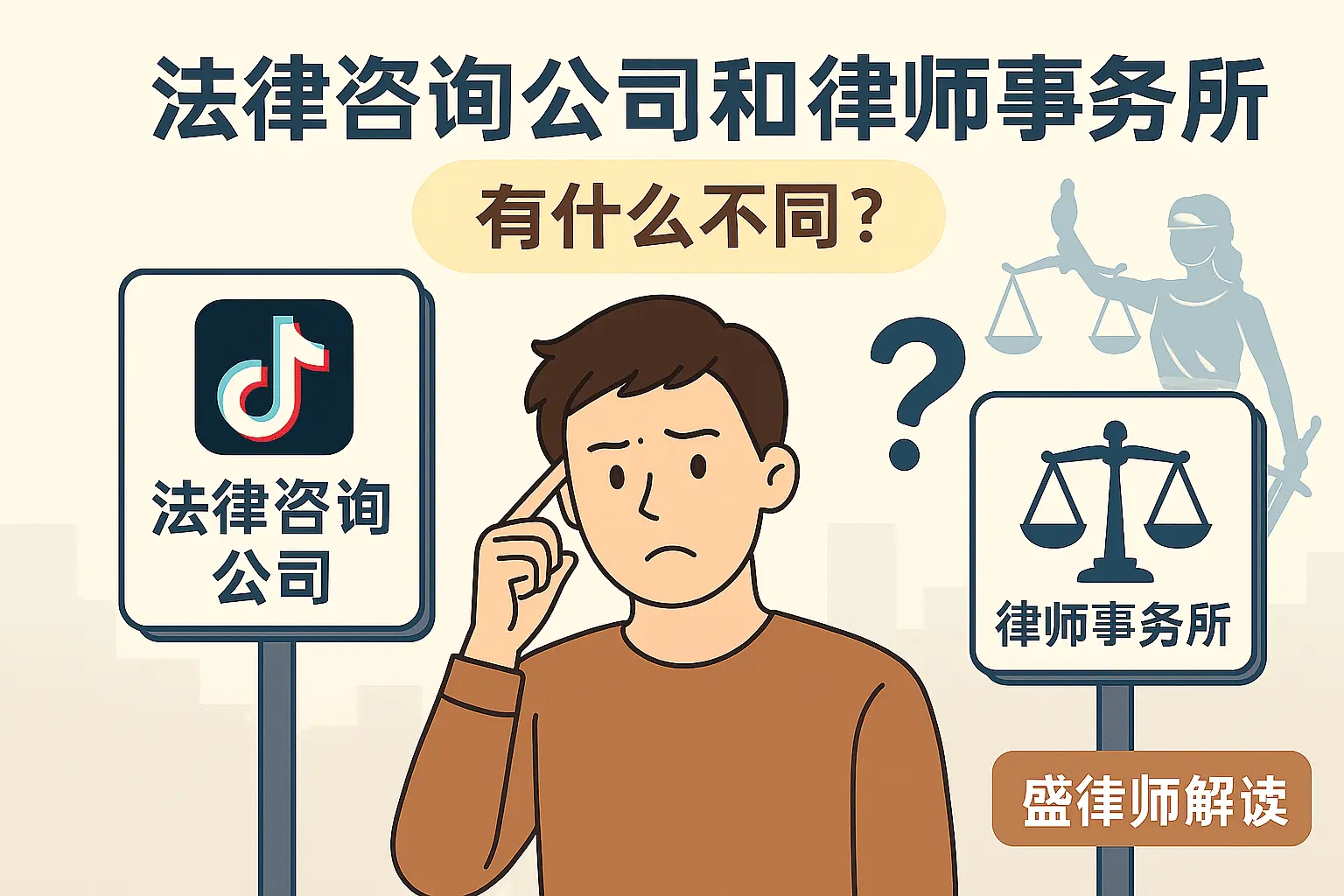 选法律咨询公司还是律师事务所？普通人容易陷入的误区，盛律师一文给你讲明白