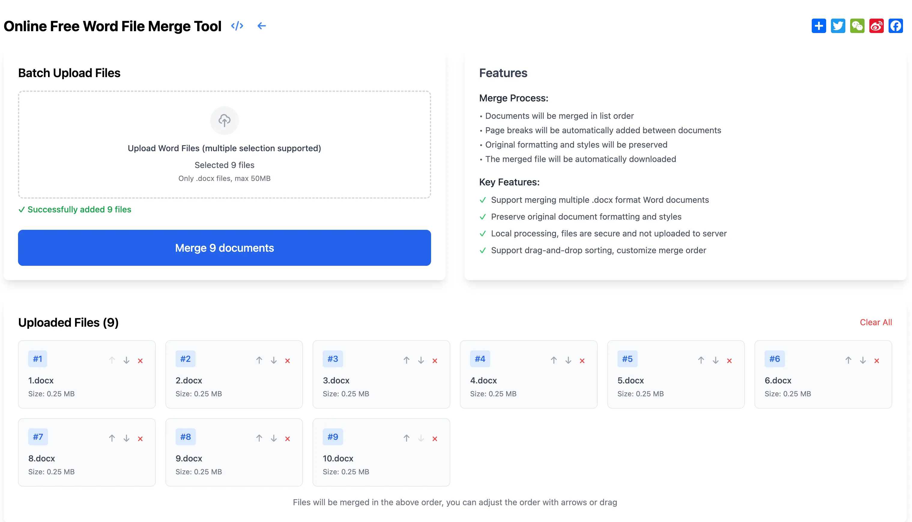 Merge Word documents