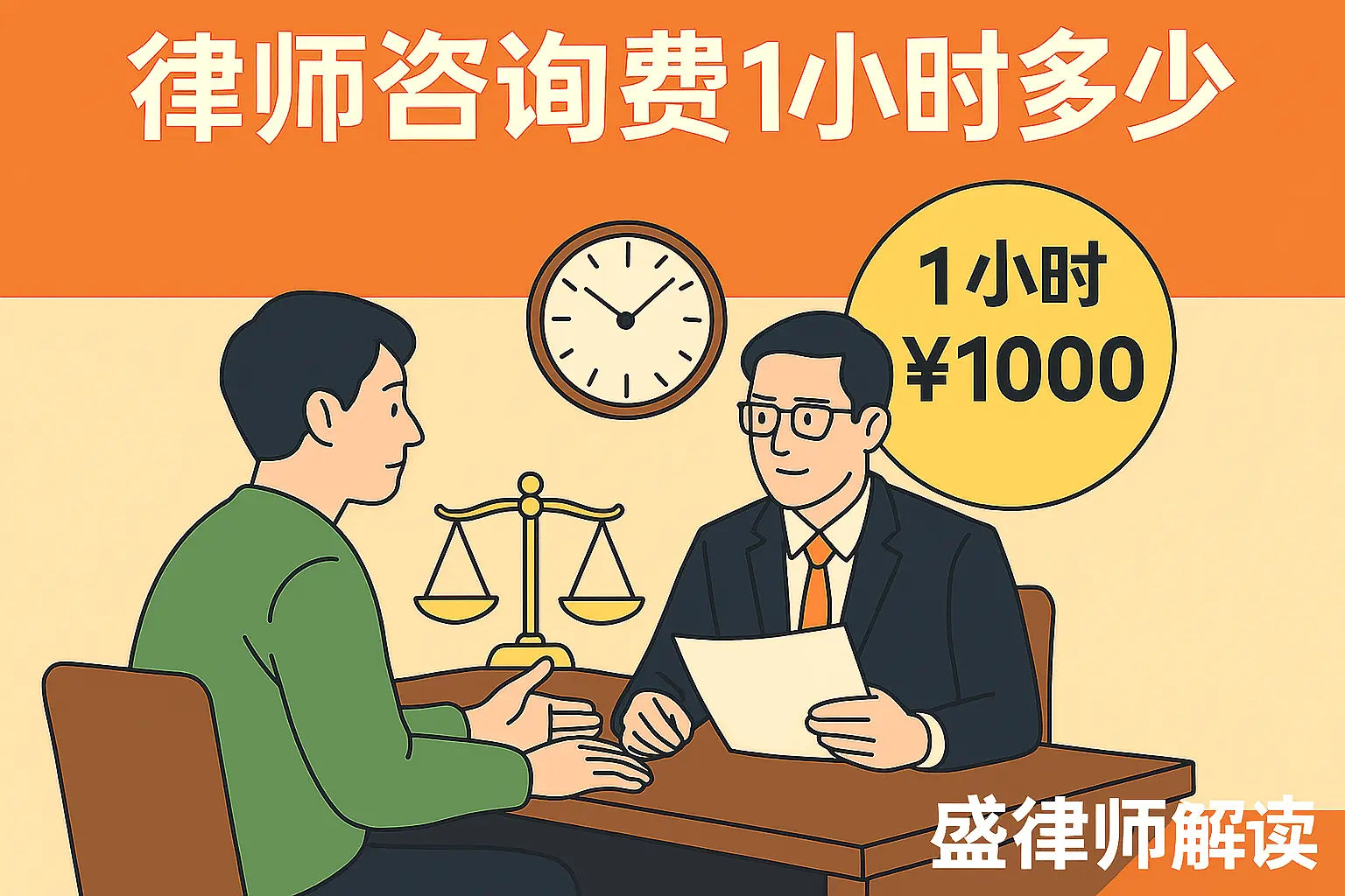 律师咨询费 1 小时收多少钱，你觉得值？盛律师给大家交个底