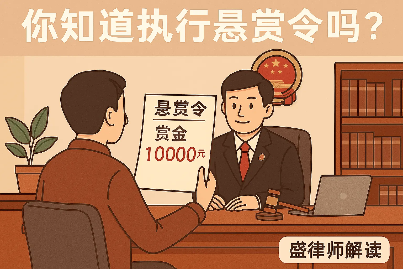 强制执行没作用？试试发个悬赏令吧。重赏之下说不定有线索