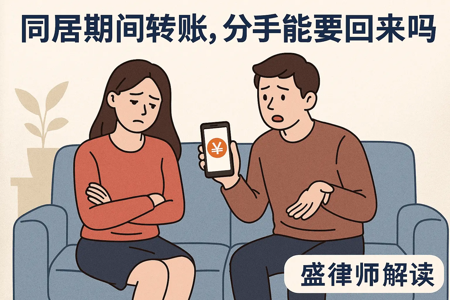 同居(恋爱)期间的转账，分手后可以要回吗？恋爱脑必看