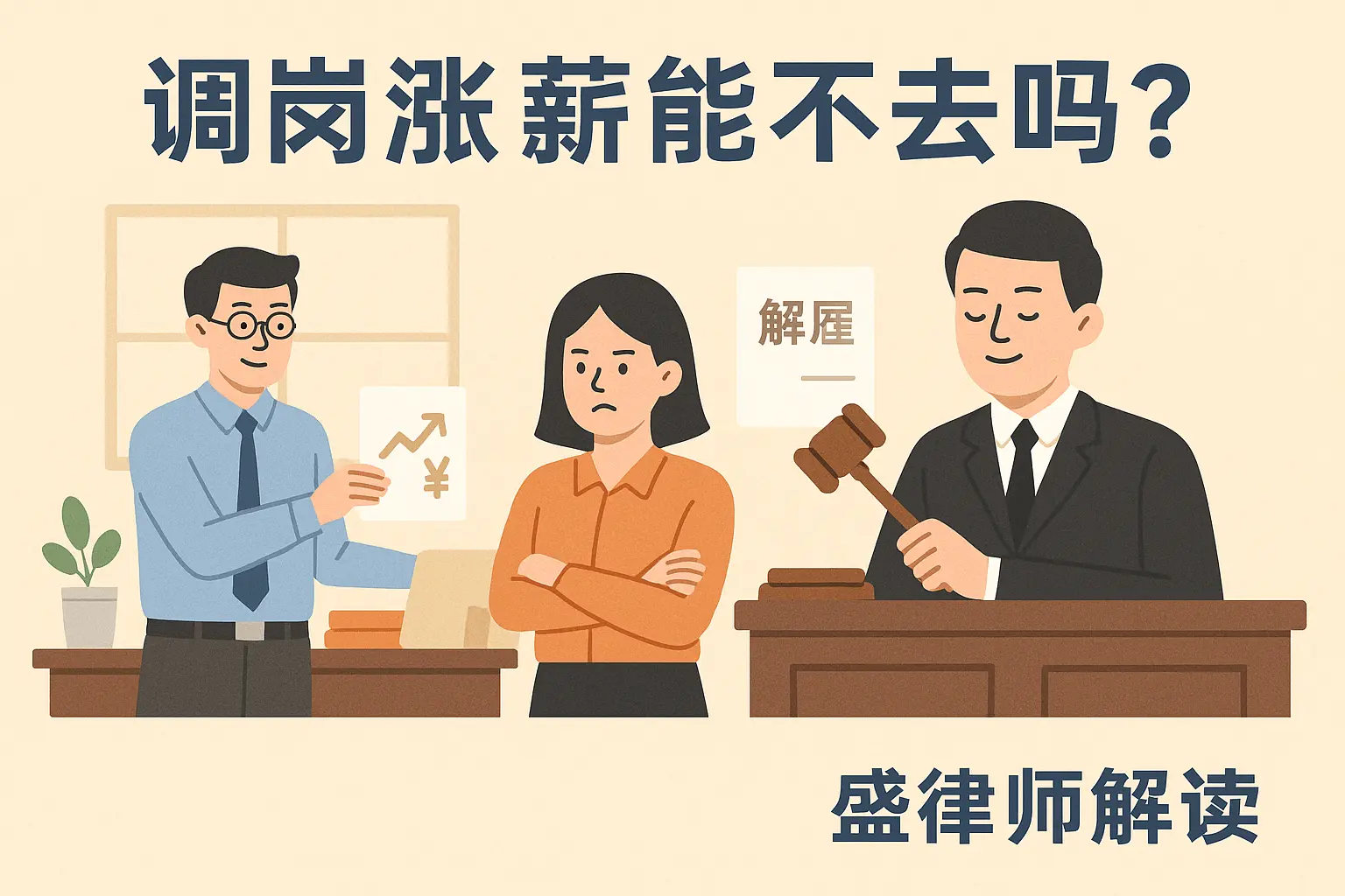 公司调岗涨薪，员工不去被裁退，算非法裁员吗？这个案例万中无一啊