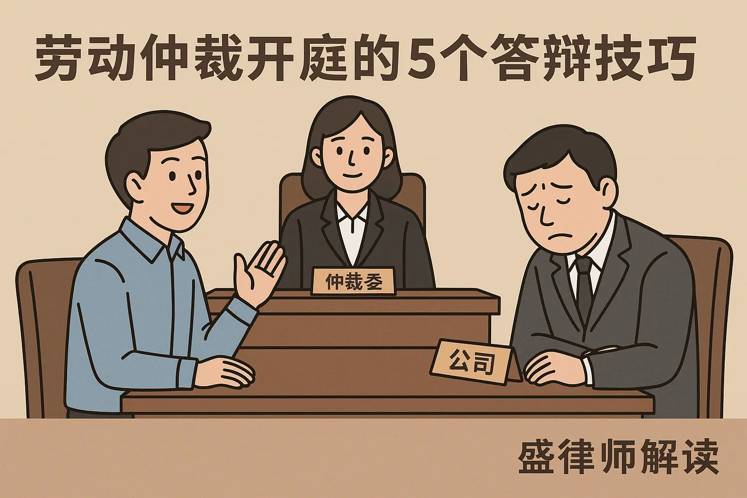 劳动仲裁开庭有什么答辩技巧？看完这 5 点，自己没请律师也敢去了。