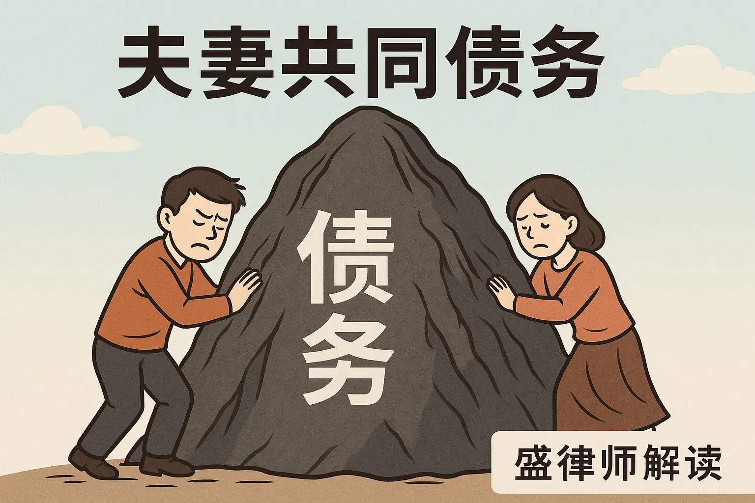 丈夫欠债，妻子必须还吗？盛律师解读夫妻共同债务，成年人必读