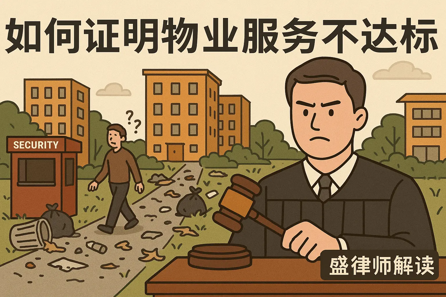 不交物业费被起诉，怎么举证物业服务不达标？能帮你省钱的法律文章