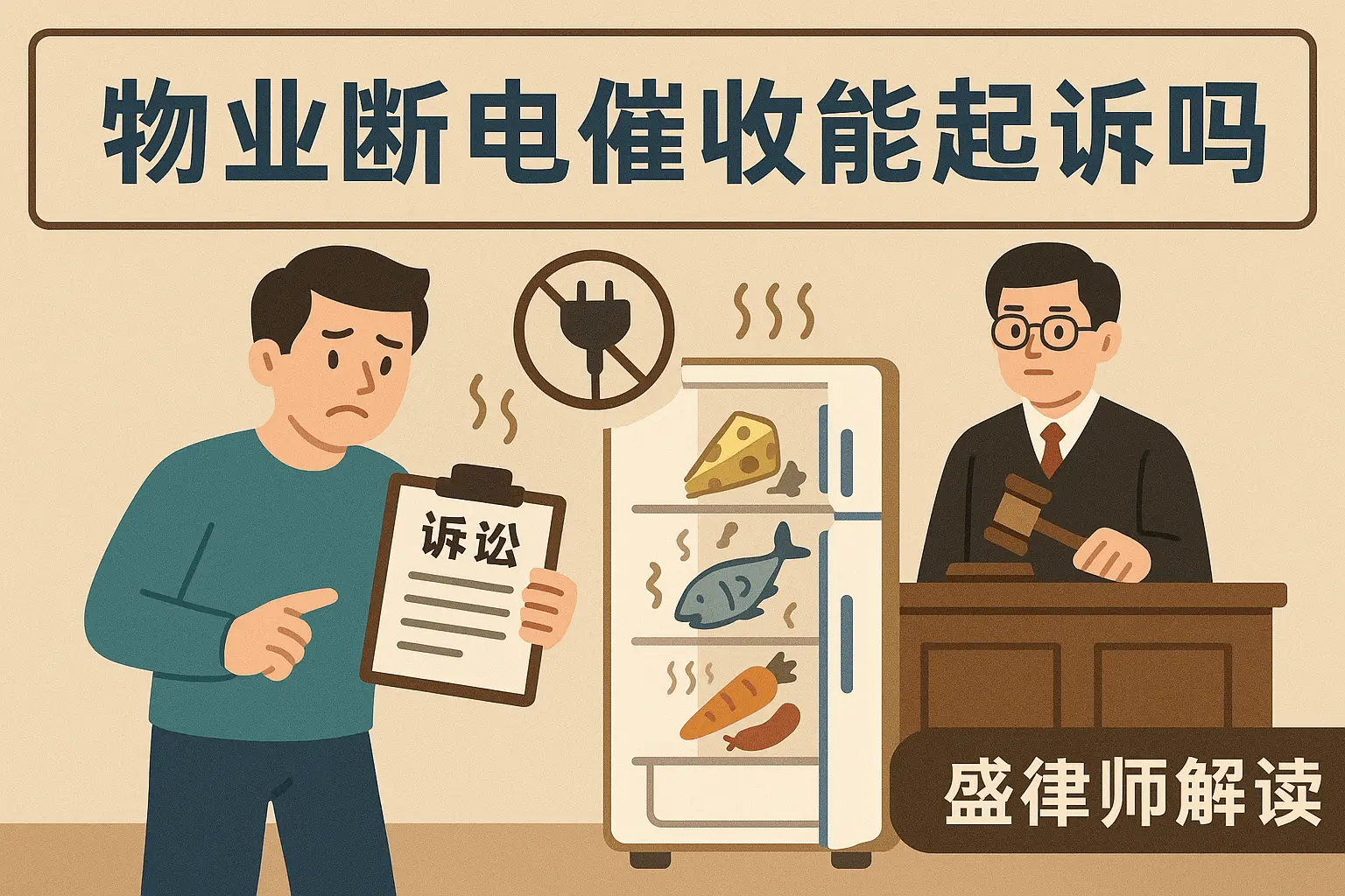 不交物业费，物业断水断电我能起诉吗？真实案例值得参考