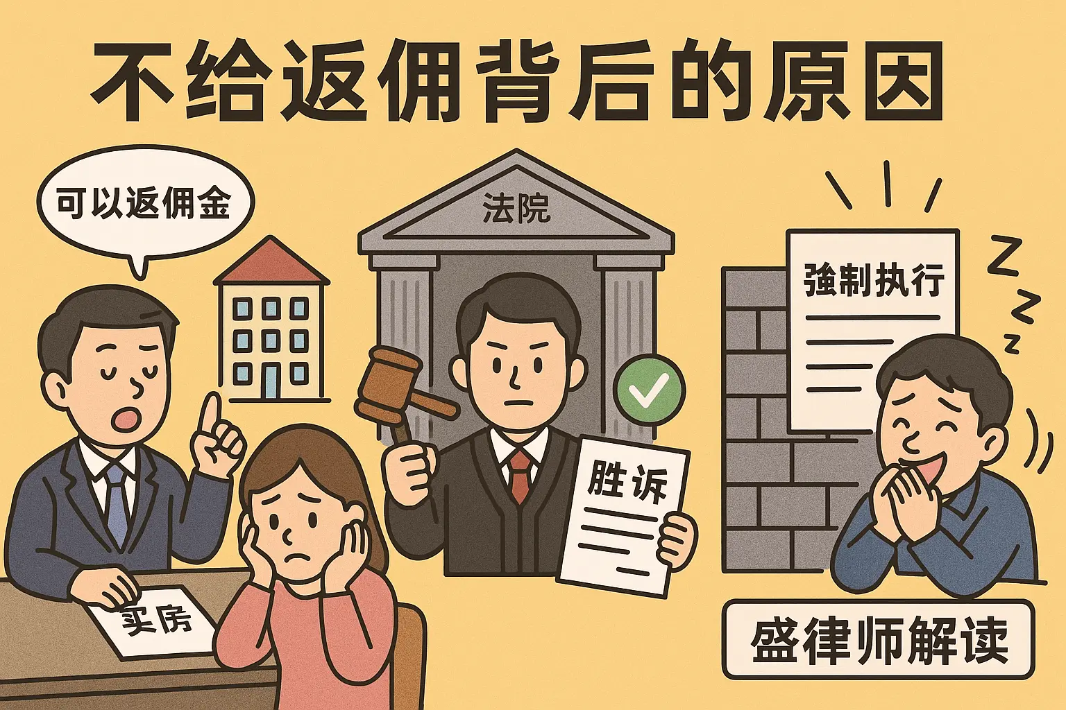 中介返佣跑路，帮朋友打赢官司后，终于知道对方为啥有恃无恐了